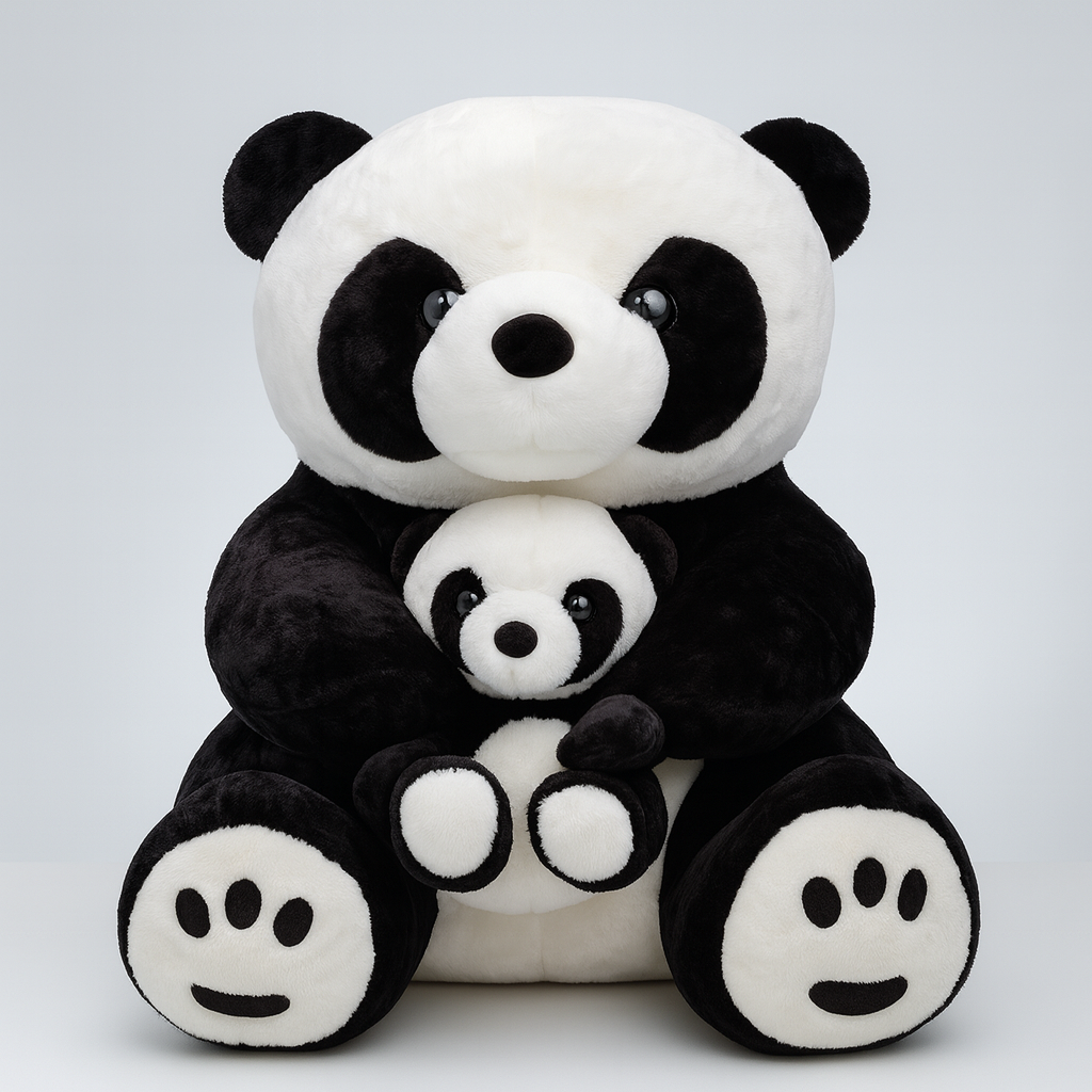 Panda with smart baby