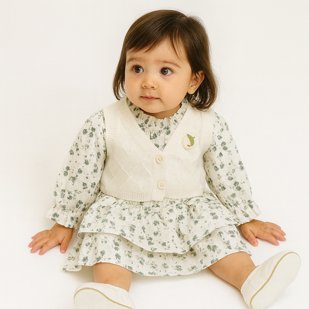 Baby girl frock new winter arrival