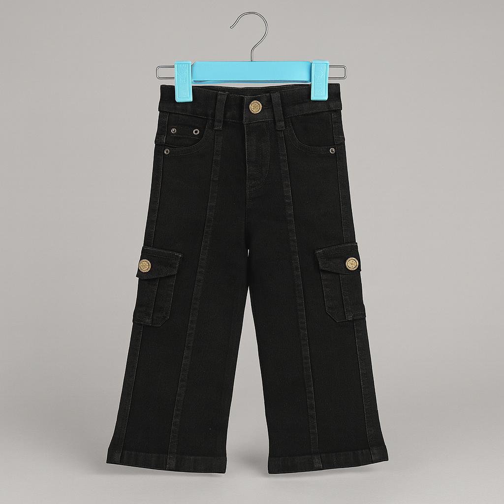 Girl denim loose jeans