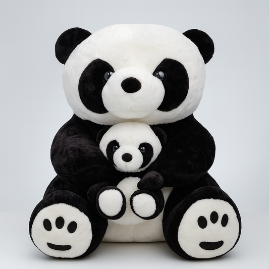 Panda with smart baby