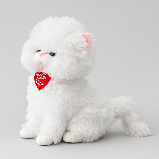 Fur cat stuff toy