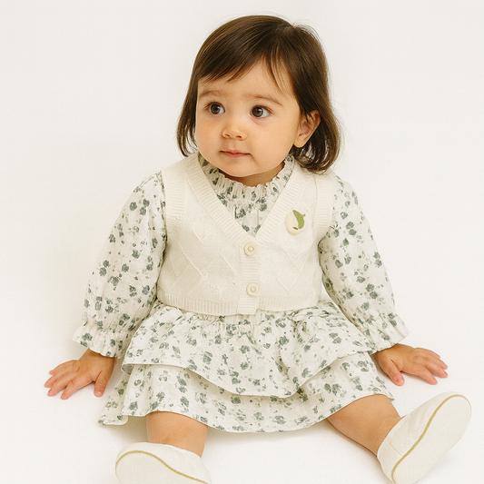 Baby girl frock new winter arrival