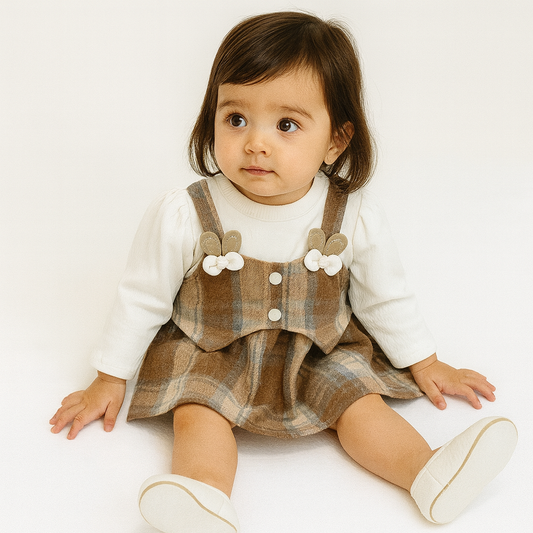 Baby girl frock new winter arrival
